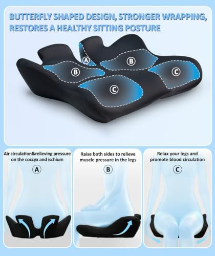 Memory foam cushion for tailbone relief — photo 5