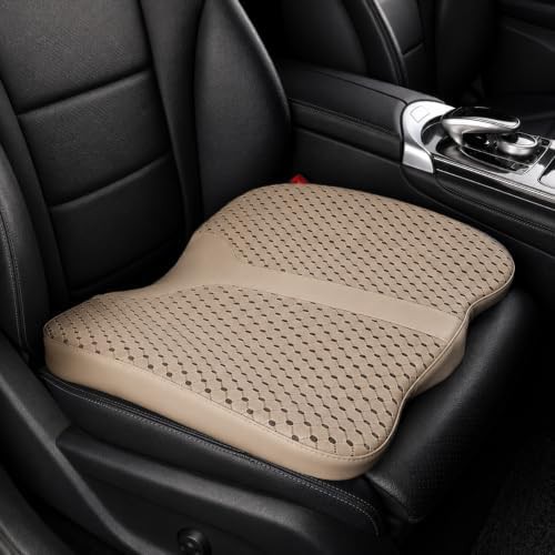 Breathable ergonomic memory foam driving pad