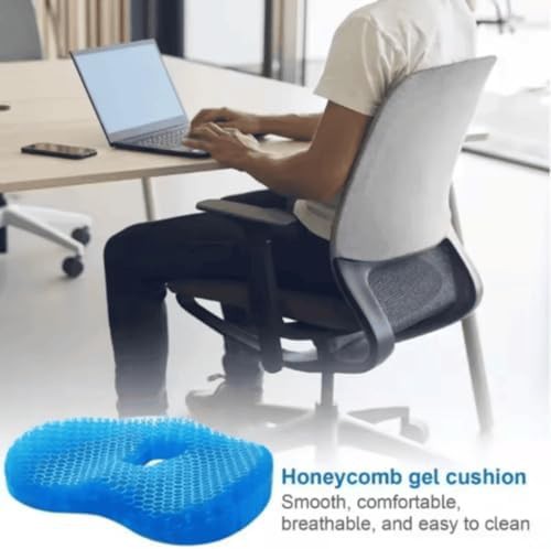 Gray ice silk honeycomb gel cushion — photo 5