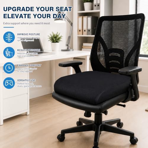 High density foam desk chair cushion — photo 4