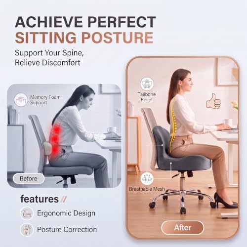 Dark extra large sciatica seat cushion — photo 3