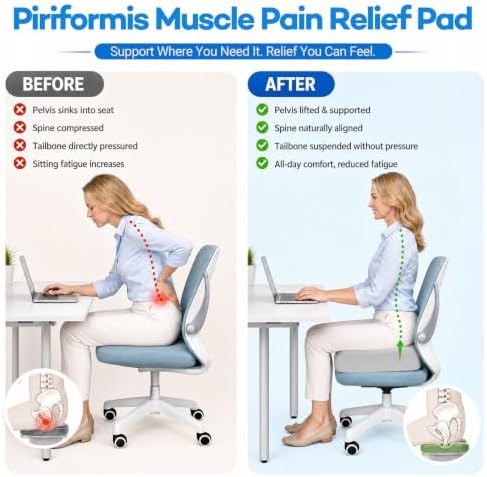 Dual layer support foam coccyx cushion — photo 4