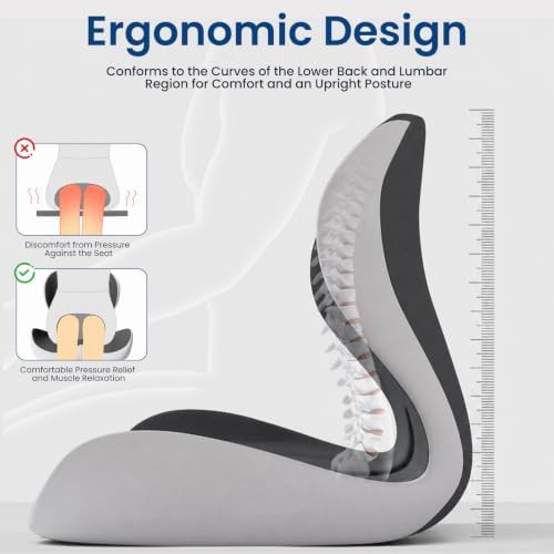 Upgraded ergonomic memory foam seat cushion — photo 4