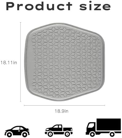 Thin gray gel driving cushion — photo 3