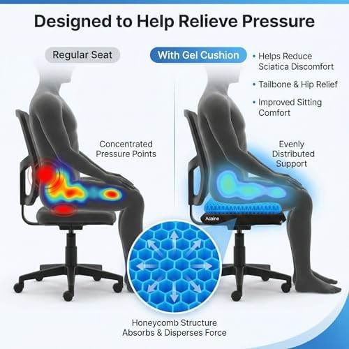 Extra thick large pure gel seat cushion — photo 4