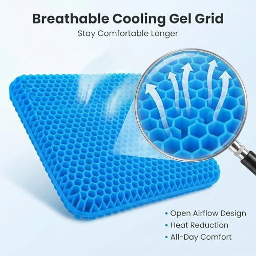 Extra thick large pure gel seat cushion — photo 5