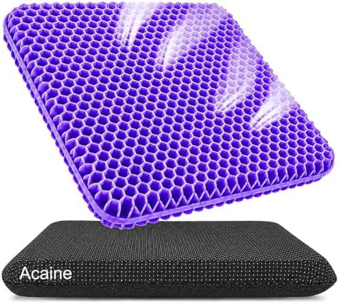 Thick gel cushion for sciatica relief