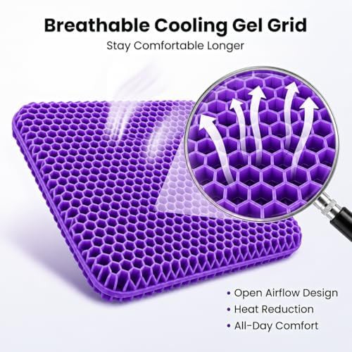 Thick gel cushion for sciatica relief — photo 5