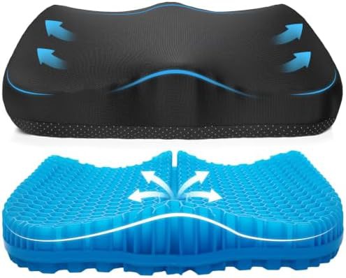 Thick honeycomb gel cushion for chairs