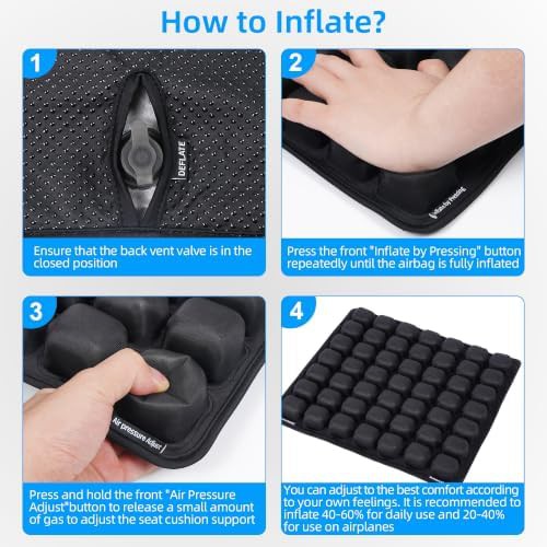 Press type inflatable travel seat pad — photo 4