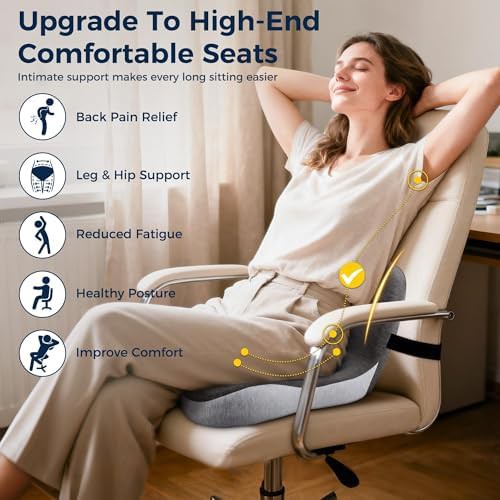 Gray L-shaped cushion with adjustable strap — photo 4