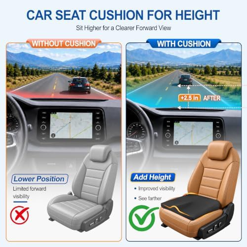 Memory foam driver seat cushion for cars — photo 5