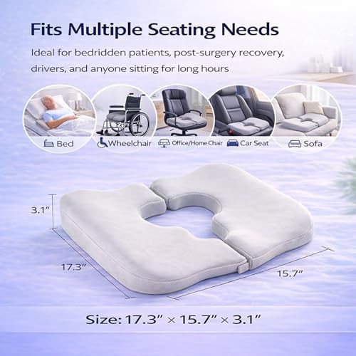 Gray T-shaped pressure relief cushion — photo 5